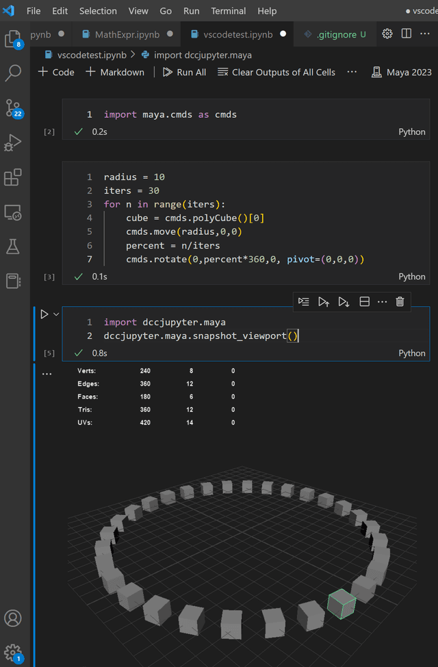 Image of "Jupyter Notebooks for Maya" project