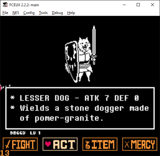 Image of "Undertale NES demo" project